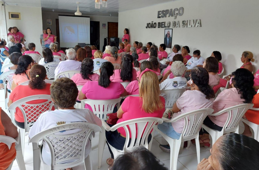 Usuárias do Serviço de Convivência participam de ações do Outubro Rosa