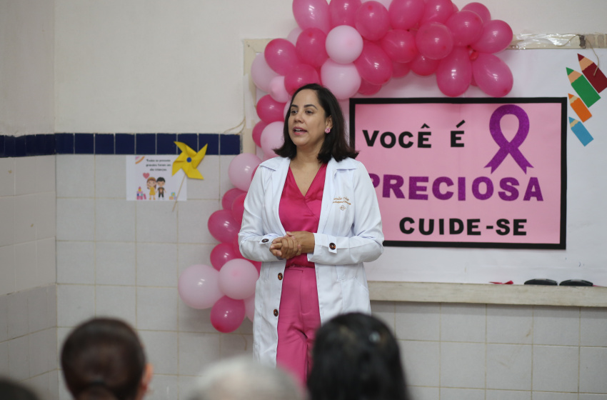 Escola Municipal Donizette Calheiros promove ações em alusão ao Outubro Rosa