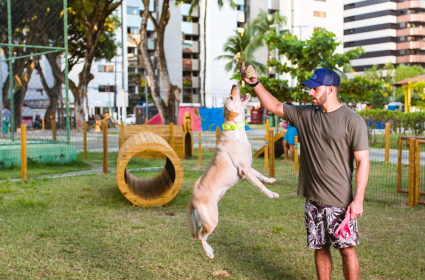 Prefeitura de Maceió constrói parque canino para convívio coletivo de pets