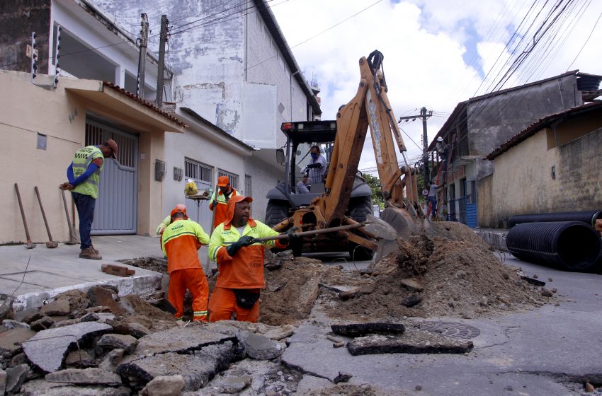Infraestrutura inicia obra de recuperação da drenagem em Cruz das Almas