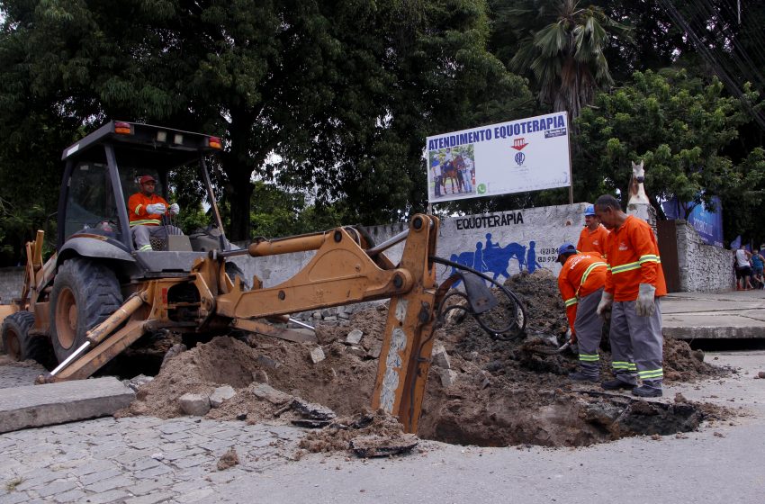 Prefeitura inicia troca de tubulação de drenagem na Feirinha do Tabuleiro