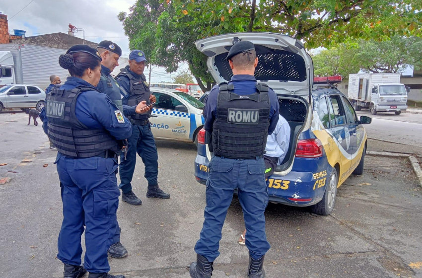 Guarda Municipal de Maceió prende suspeitos após denúncia de perseguição a estudantes