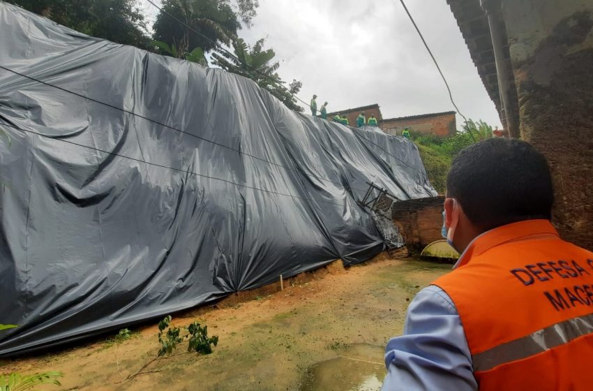 Defesa Civil de Maceió registra 89% da chuva esperada para agosto em quatro dias
