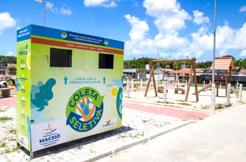 Reciclagem: Prefeitura de Maceió instala mais quatro PEVs na cidade