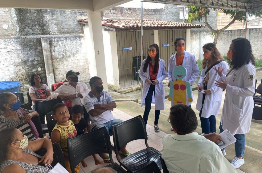 Unidade de Saúde da Família São Francisco de Paula  promove ação em alusão ao Maio Laranja