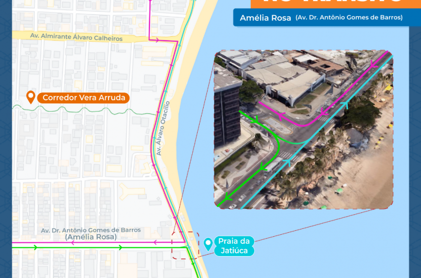 Avenida Doutor Antônio Gomes de Barros tem mudanças no acesso a partir de sábado (19)