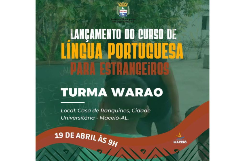 Educação promove curso de língua portuguesa para indígenas da etnia Warao