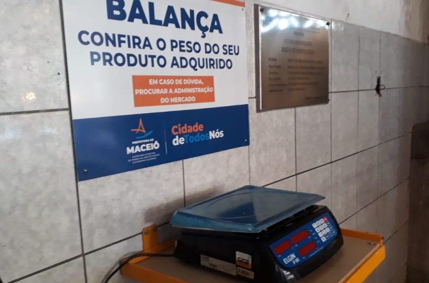 Mercados públicos de Maceió recebem novas balanças