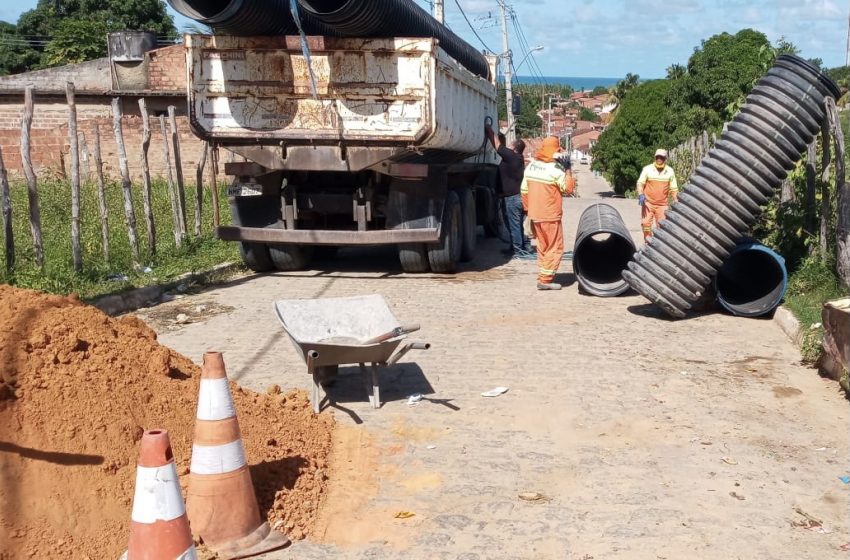 Prefeitura de Maceió inicia obras de drenagem em Ipioca