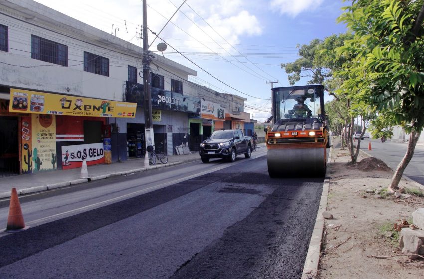 Pavimentação: Benedito Bentes recebeu cerca de 15 mil toneladas de asfalto
