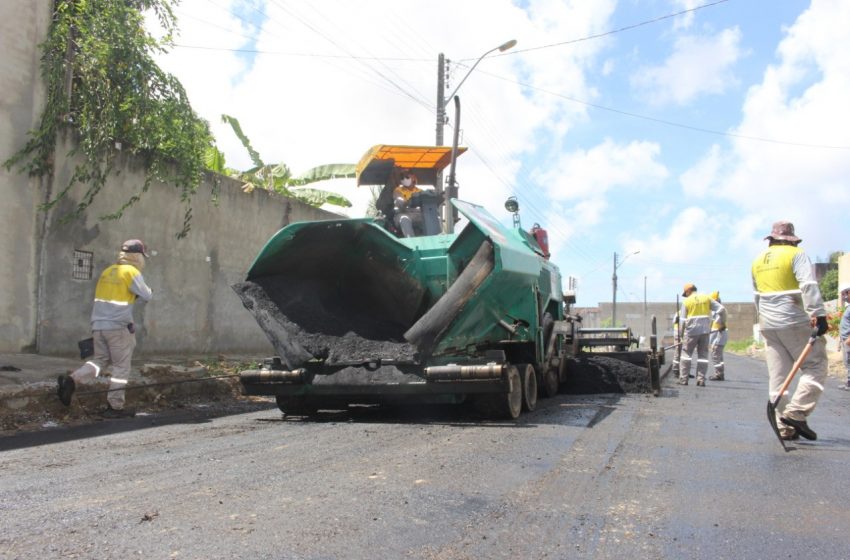 Prefeitura leva obras de pavimentação para Cidade Universitária