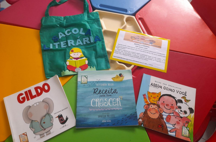 Professoras criam Sacola Literária para estimular a leitura entre pais e filhos dentro de casa