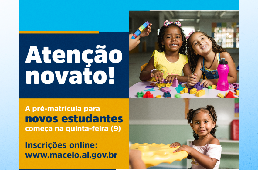 Saiba como fazer a pré-matrícula da rede municipal de Maceió