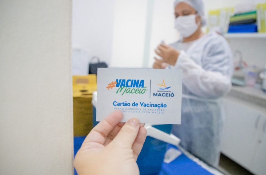 Maceió ultrapassa 610 mil doses de vacinas aplicadas contra a Covid-19