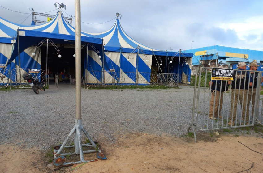 Prefeitura de Maceió interdita circo sem alvará e por suspeita de documentação falsa