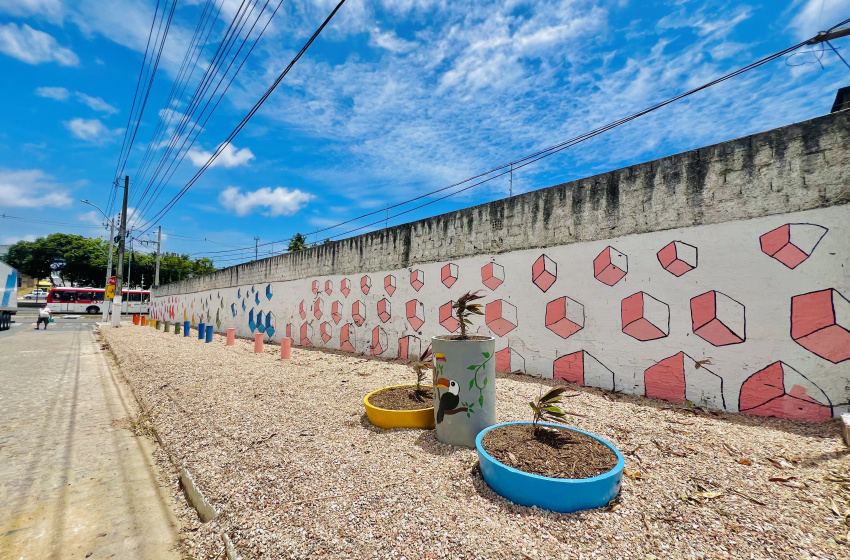 Autarquia de Limpeza Urbana revitaliza antigo ponto de lixo no Santo Amaro