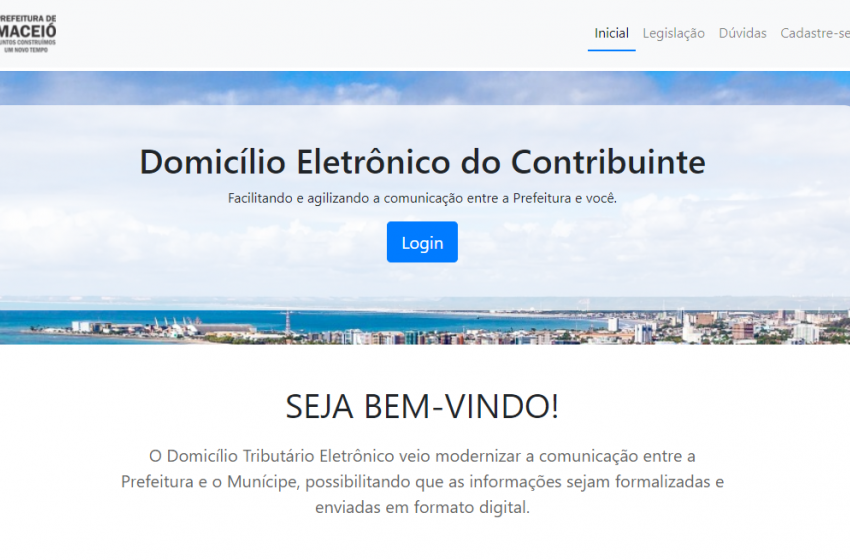 Domicílio Eletrônico facilita comunicação entre empresas e Prefeitura de Maceió