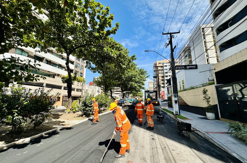 Prefeitura de Maceió leva recapeamento asfáltico para a Avenida Sandoval Arroxelas