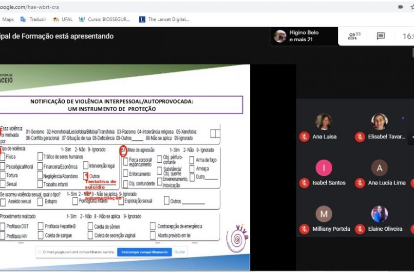 Parceria entre SMS e Semed capacita escolas sobre notificação de violência