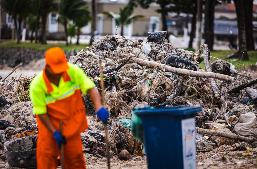 Foz do Salgadinho: Alurb retirou mais de 120 toneladas de lixo, após as chuvas