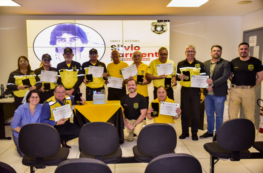 Servidores do DMTT são homenageados por 40 anos de serviços prestados