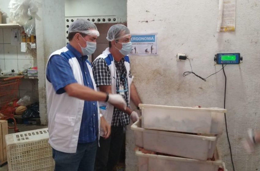 Fiscalização da Vigilância Sanitária apreende mais de mil quilos de carne vencidos