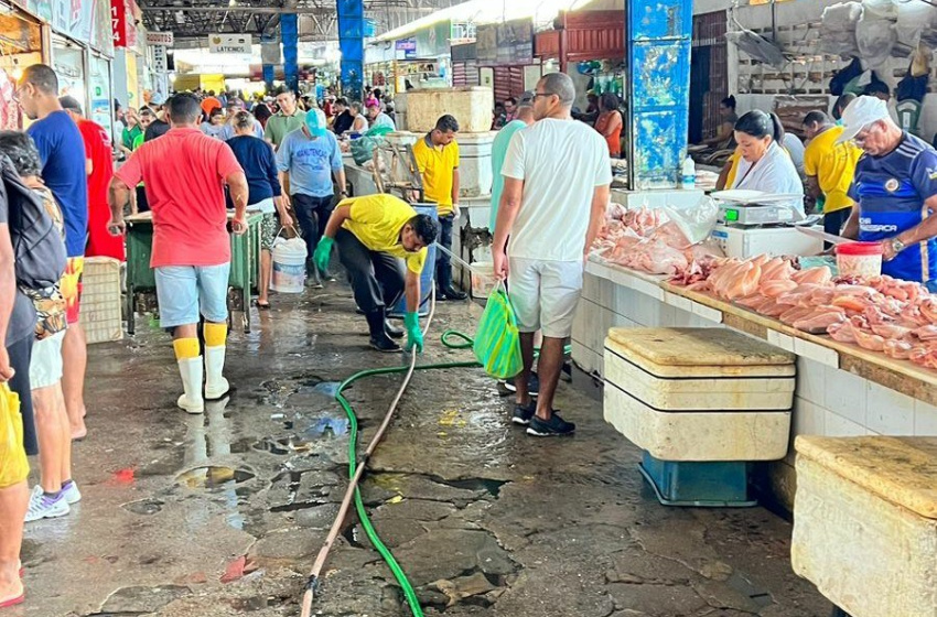 Limpeza e reformas garantem segurança sanitária nas feiras e mercados de Maceió