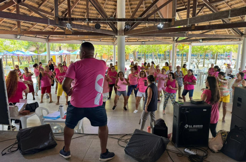 Profissionais da saúde promovem qualidade de vida durante Outubro Rosa