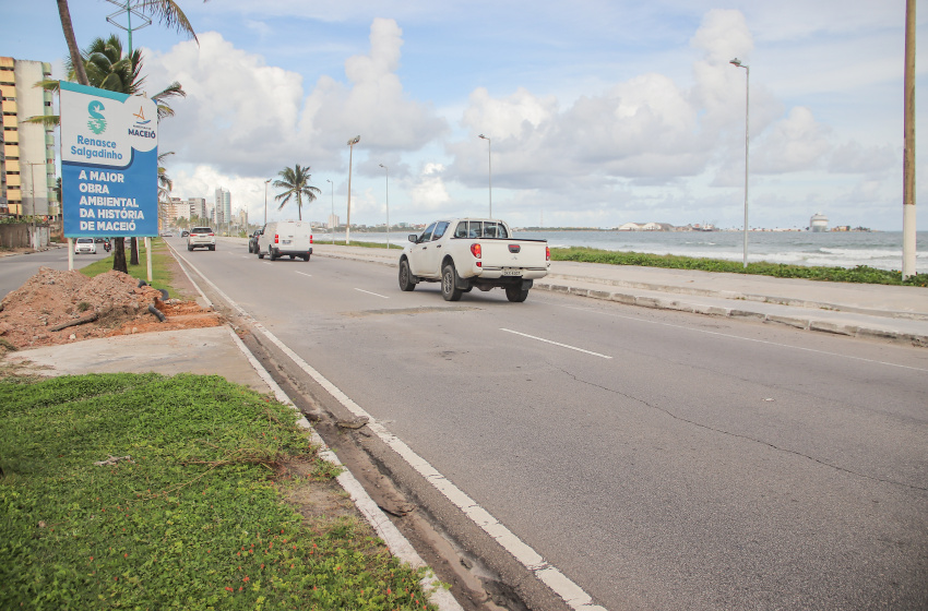 Trecho da Avenida Assis Chateaubriand passará por obras no turno da noite