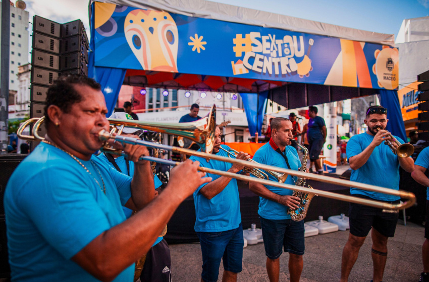 Frevo, cultura e saúde: Sextou no Centro inicia 2025 com festa e conscientização