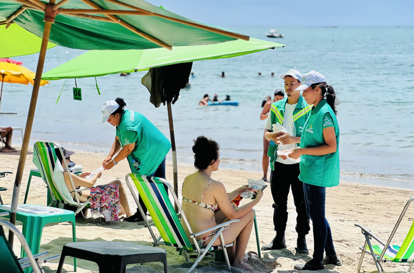 Alurb promove semana de educação ambiental em praias da capital