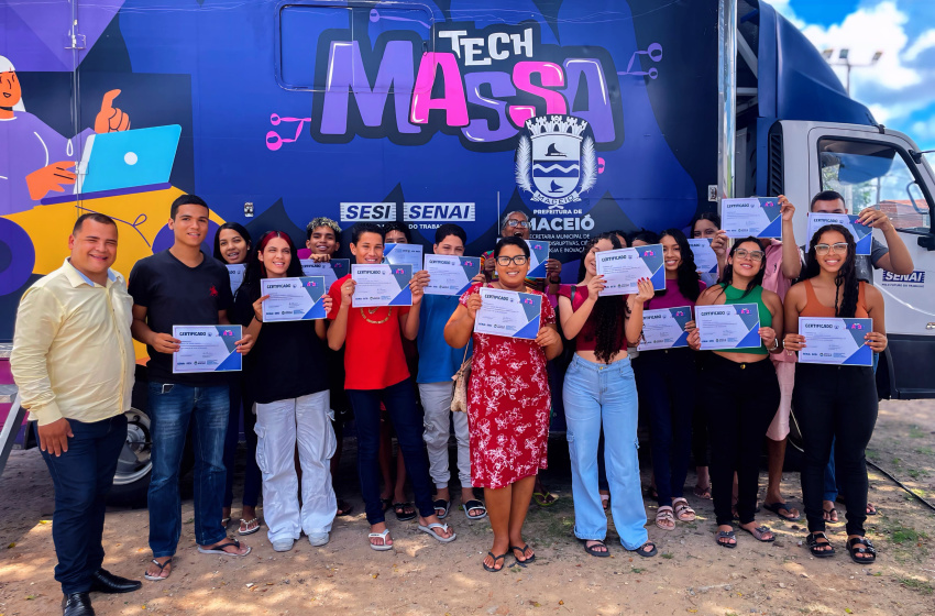 Inclusão digital: Tech Massa alcança a marca de 4 mil alunos em Maceió