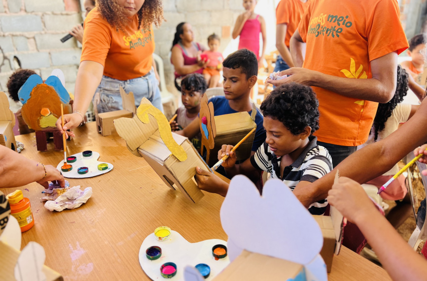 Autarquia de Desenvolvimento Sustentável realiza ações de educação ambiental no Alto do Boi, em Ipioca