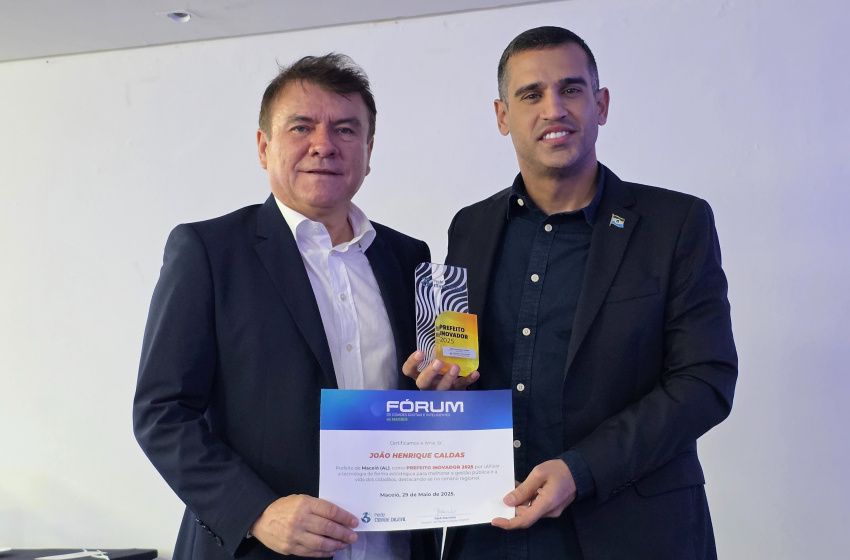 Gestores de Maceió recebem o  prêmio Prefeito Inovador 2025