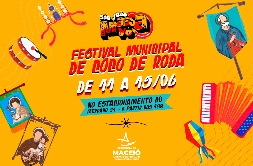 Maceió celebra tradição com Festival de Coco de Roda a partir desta quarta(11)