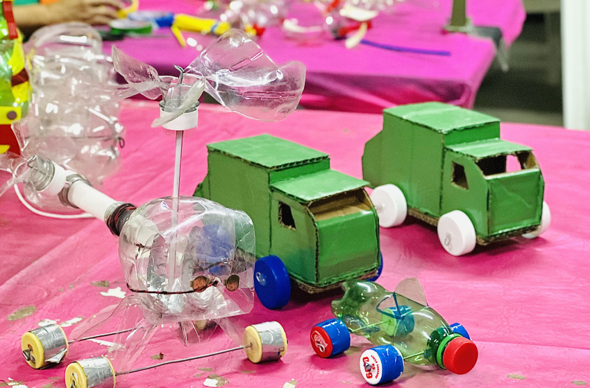 Fabricar brinquedos sustentáveis é opção de lazer para o Dia das Crianças