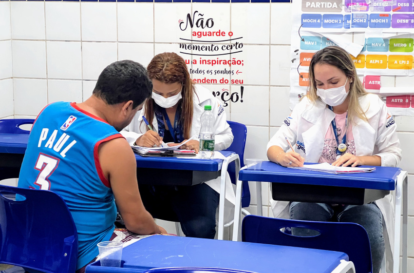 Saúde de Maceió presta assistência a famílias que estão alojadas nos abrigos