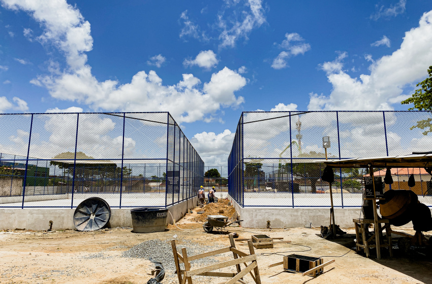 Obras do Parque Esportivo do Benedito Bentes avançam em ritmo acelerado