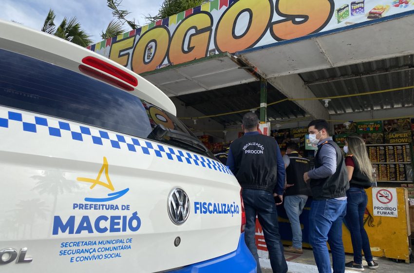 Convívio Social abre cadastro para comercialização de fogos de artifício em Maceió