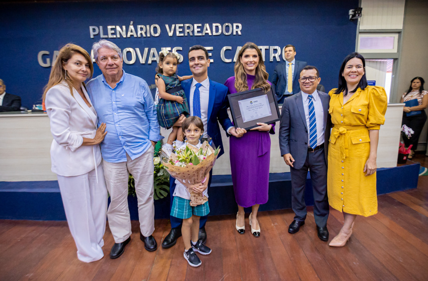 Primeira-dama de Maceió, Marina Candia, recebe título de Cidadã Honorária da capital