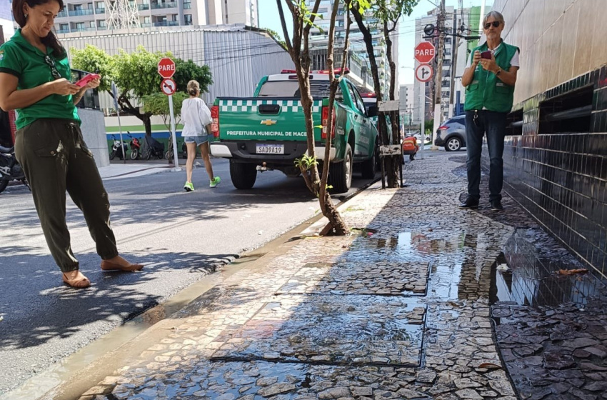 Operação Línguas Sujas flagra diversos vazamentos de esgoto em três bairros