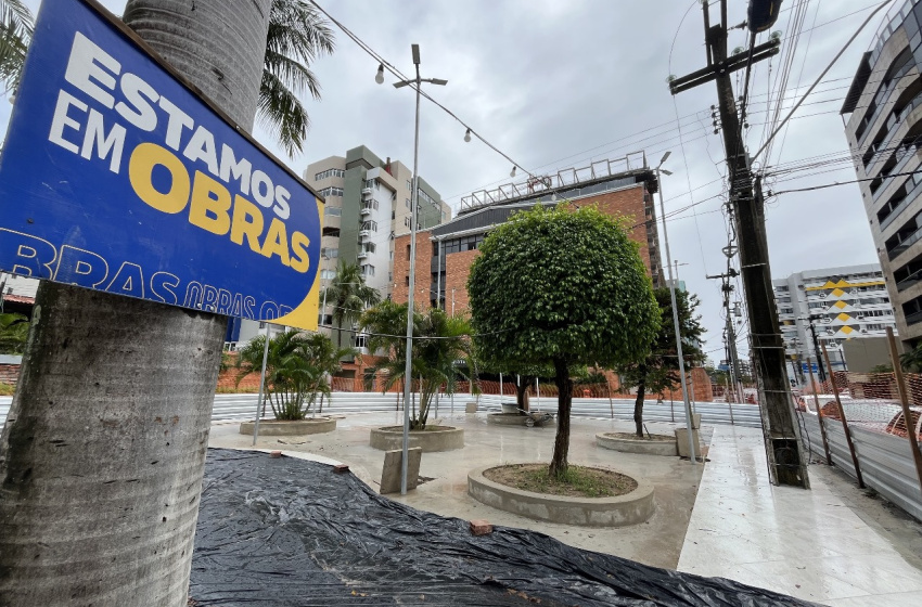 Infraestrutura inicia obras de reforma da Praça Milton Buarque, na Ponta Verde