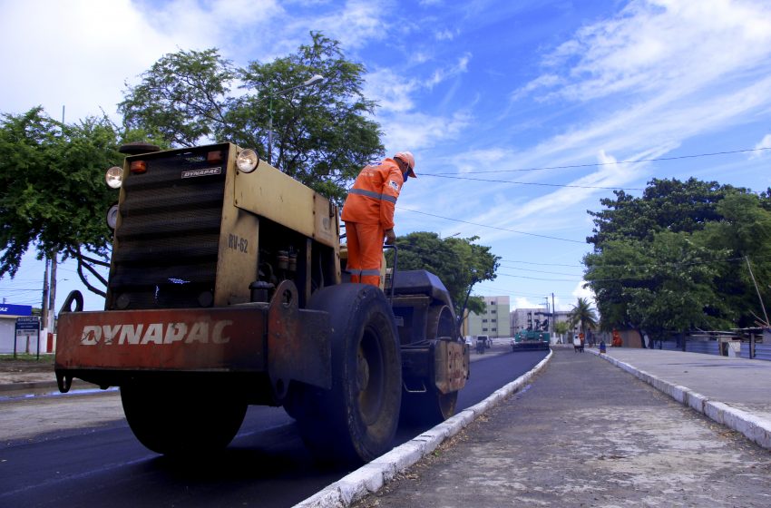 Prefeitura inicia obra de pavimentação asfáltica no Dique Estrada