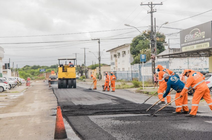 Maceió tem Pressa investe em obras de pavimentação, drenagem e saneamento