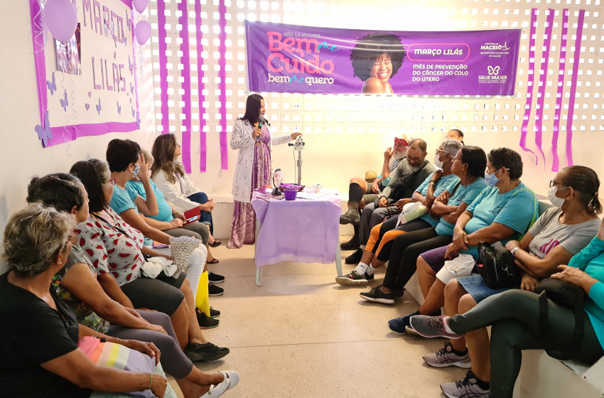 Campanha do mês da mulher reforça ações das unidades de saúde contra o câncer de colo do útero