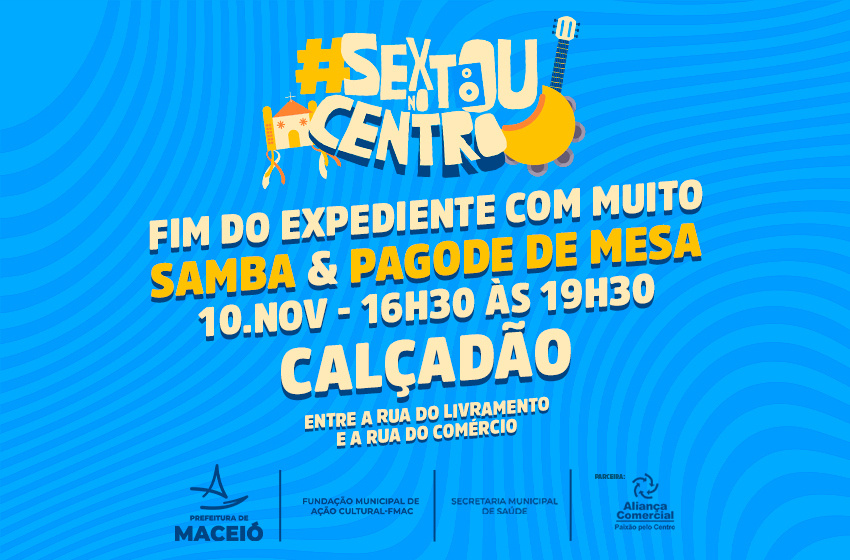 Quarta edição do Sextou No Centro promove cultura e conscientização do Novembro Azul