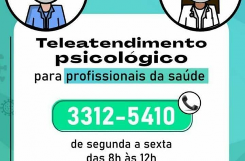 SMS mantém teleatendimento psicológico a profissionais que combatem a Covid-19