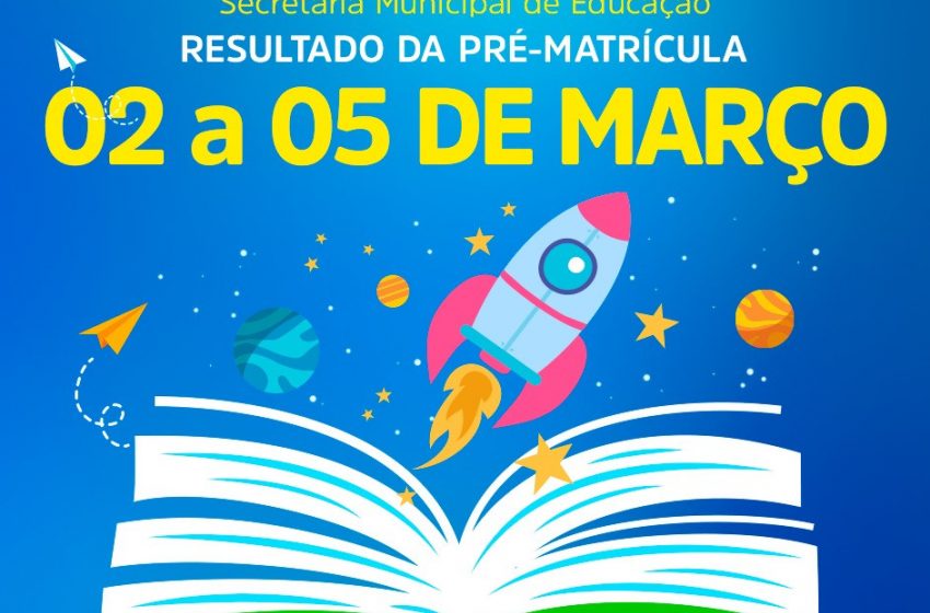 Confira o resultado da pré-matrícula online