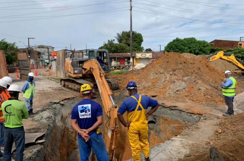 Após trégua das chuvas, equipes do Revitaliza Maceió voltam às obras na parte alta da cidade 