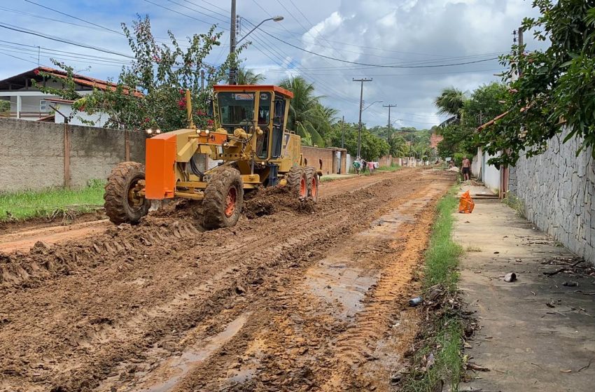 Prefeitura inicia obras de recuperação da Rua Gerusa Rodrigues Bastos, em Ipioca